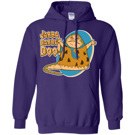 Sweatshirts Purple / S Jabba Dabba Doo Pullover Hoodie