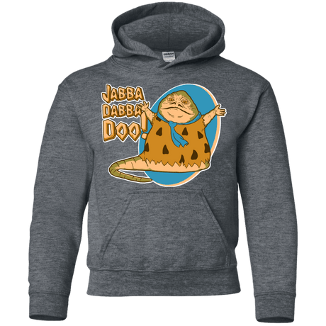 Sweatshirts Dark Heather / YS Jabba Dabba Doo Youth Hoodie