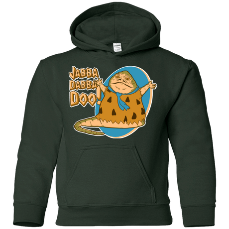 Sweatshirts Forest Green / YS Jabba Dabba Doo Youth Hoodie