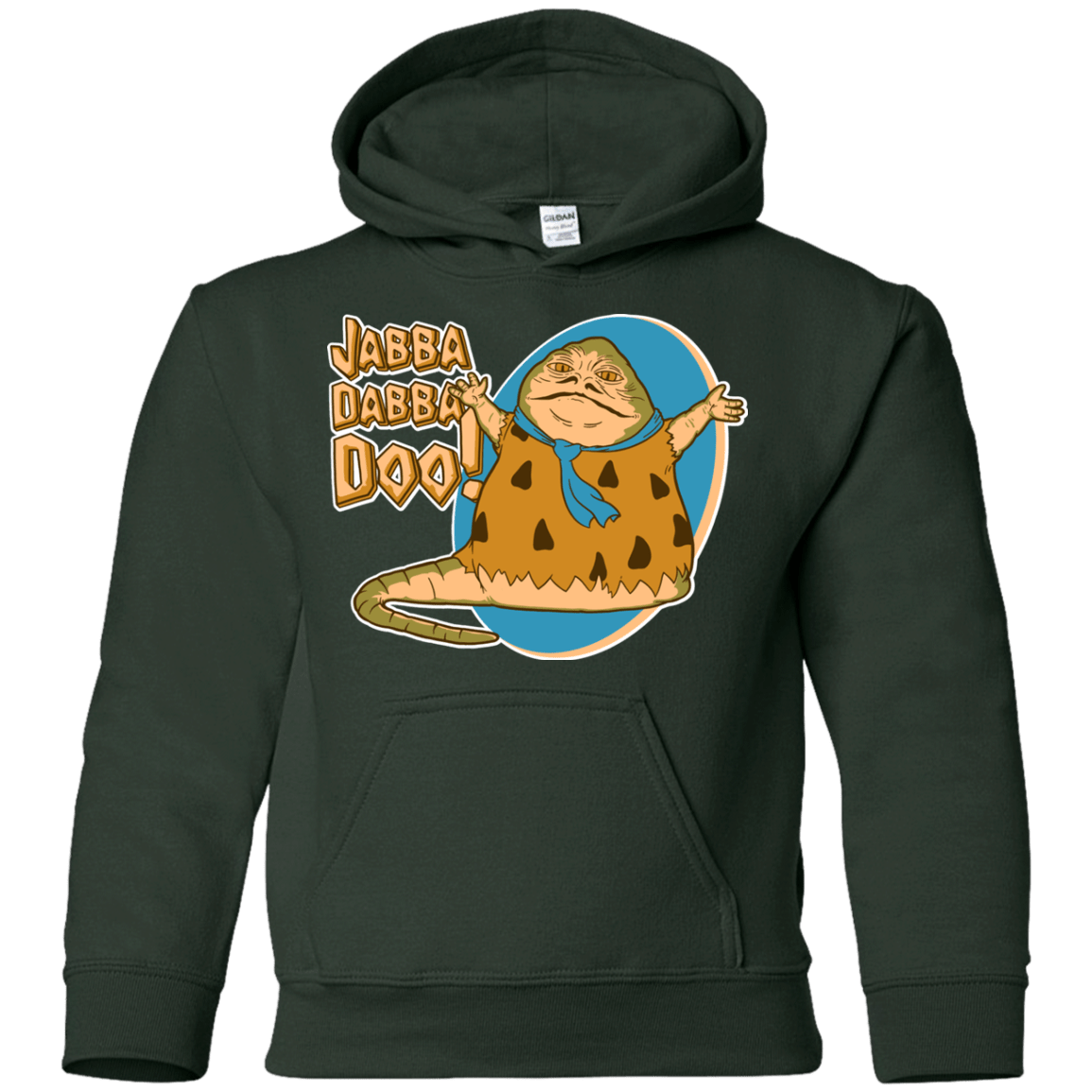 Sweatshirts Forest Green / YS Jabba Dabba Doo Youth Hoodie