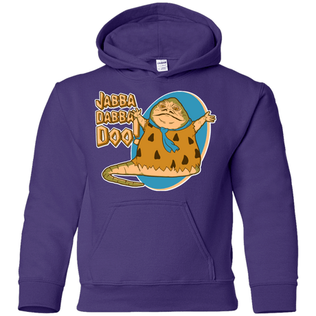 Sweatshirts Purple / YS Jabba Dabba Doo Youth Hoodie
