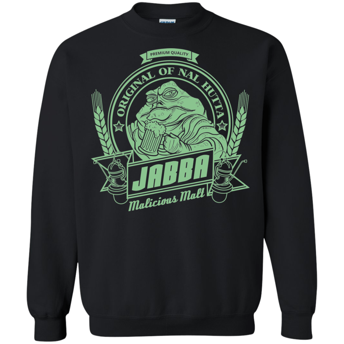 Sweatshirts Black / S Jabba Malt Crewneck Sweatshirt