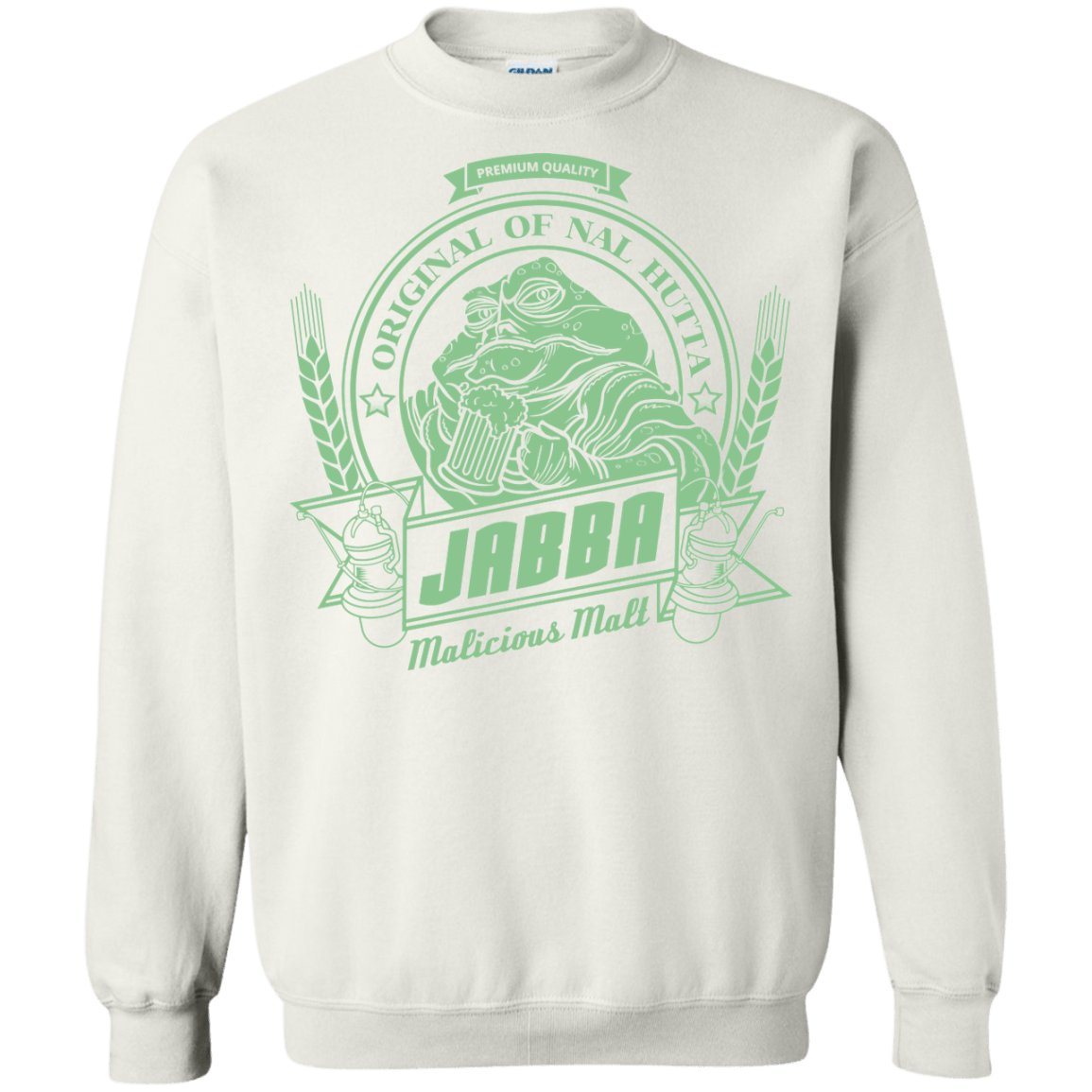 Sweatshirts White / S Jabba Malt Crewneck Sweatshirt