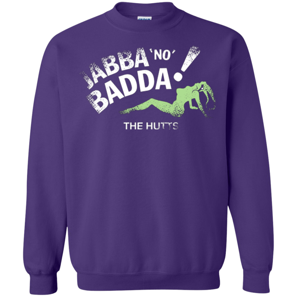 Sweatshirts Purple / Small Jabba No Badda Crewneck Sweatshirt