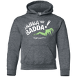Sweatshirts Dark Heather / YS Jabba No Badda Youth Hoodie