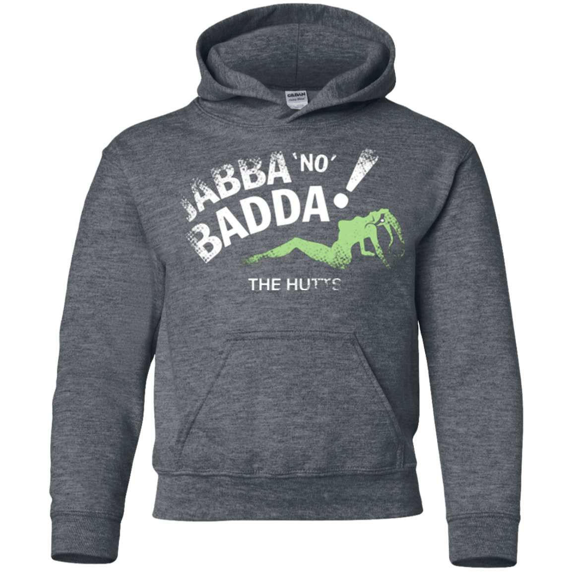 Sweatshirts Dark Heather / YS Jabba No Badda Youth Hoodie