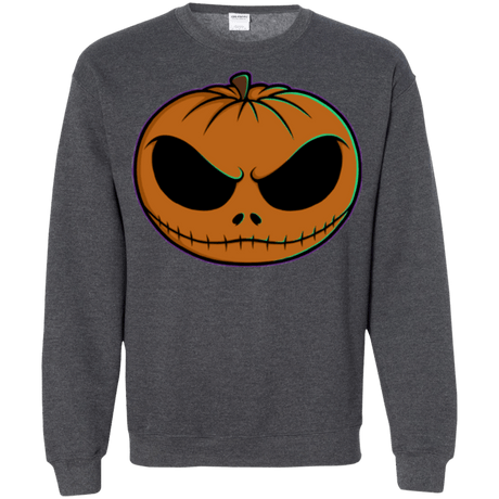 Sweatshirts Dark Heather / Small Jack O Lantern Crewneck Sweatshirt