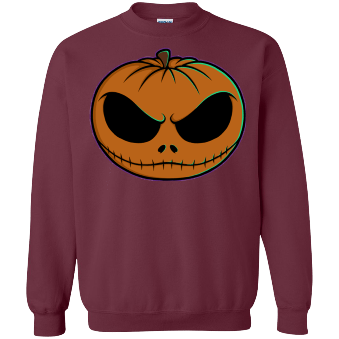 Sweatshirts Maroon / Small Jack O Lantern Crewneck Sweatshirt