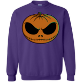 Sweatshirts Purple / Small Jack O Lantern Crewneck Sweatshirt