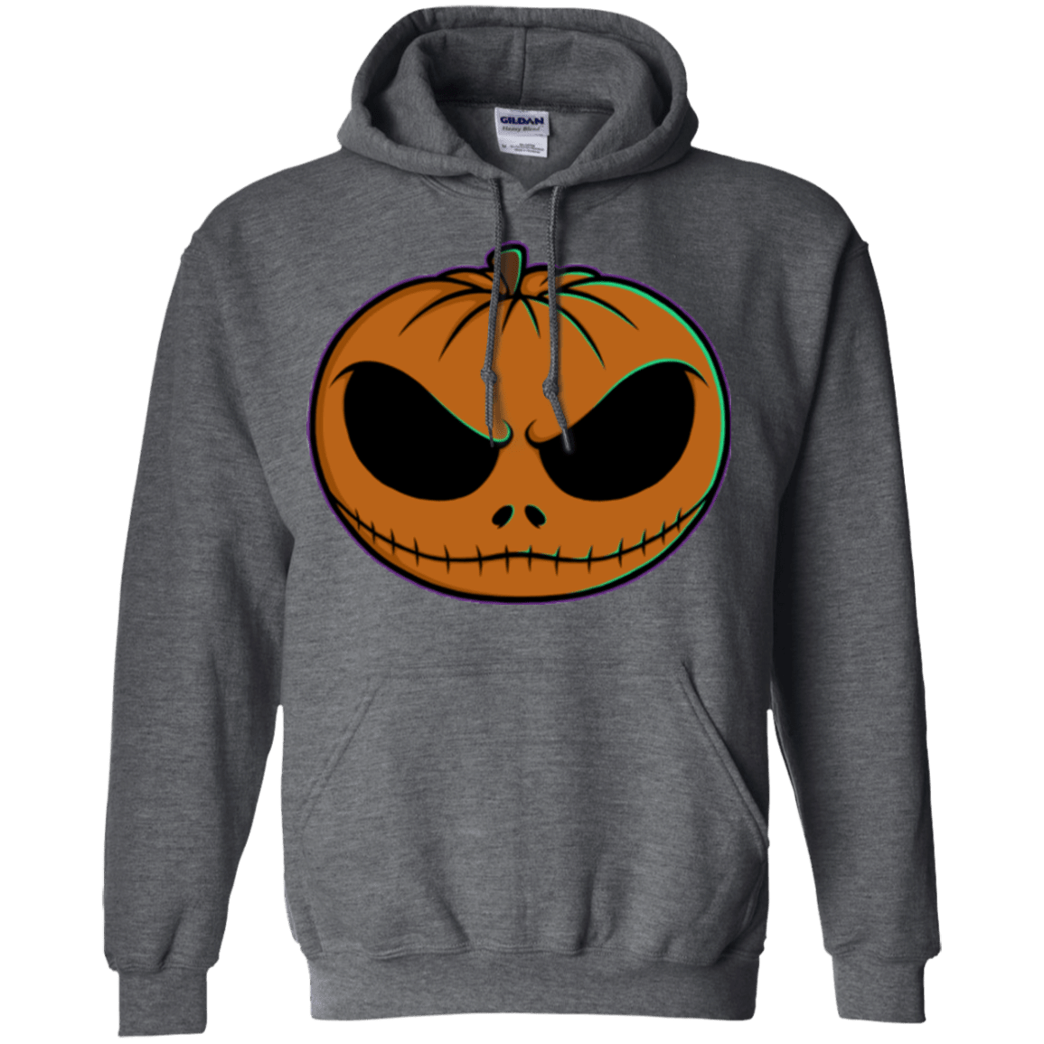 Sweatshirts Dark Heather / Small Jack O Lantern Pullover Hoodie