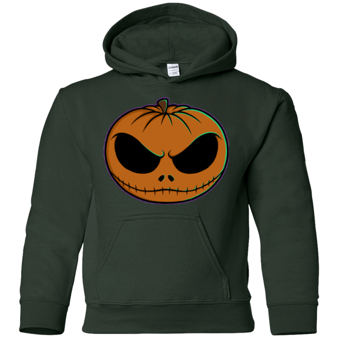 Sweatshirts Forest Green / YS Jack O Lantern Youth Hoodie