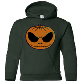 Sweatshirts Forest Green / YS Jack O Lantern Youth Hoodie