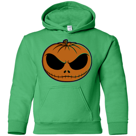 Sweatshirts Irish Green / YS Jack O Lantern Youth Hoodie