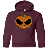 Sweatshirts Maroon / YS Jack O Lantern Youth Hoodie