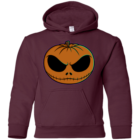 Sweatshirts Maroon / YS Jack O Lantern Youth Hoodie