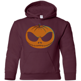 Sweatshirts Maroon / YS Jack O'Lantern Youth Hoodie