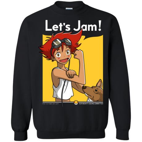 Sweatshirts Black / Small JAMMING WITH EDWARD Crewneck Sweatshirt