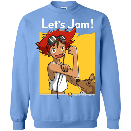 Sweatshirts Carolina Blue / Small JAMMING WITH EDWARD Crewneck Sweatshirt