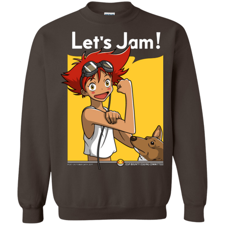 Sweatshirts Dark Chocolate / Small JAMMING WITH EDWARD Crewneck Sweatshirt