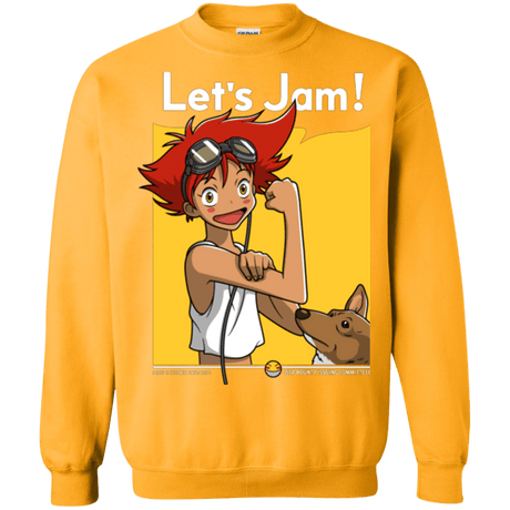 Sweatshirts Gold / Small JAMMING WITH EDWARD Crewneck Sweatshirt