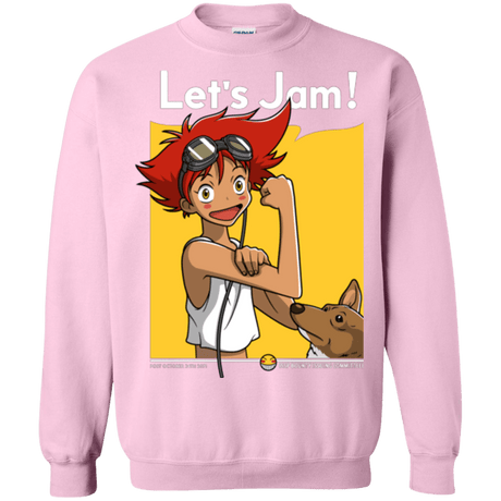 Sweatshirts Light Pink / Small JAMMING WITH EDWARD Crewneck Sweatshirt