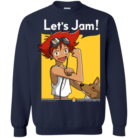 Sweatshirts Navy / Small JAMMING WITH EDWARD Crewneck Sweatshirt