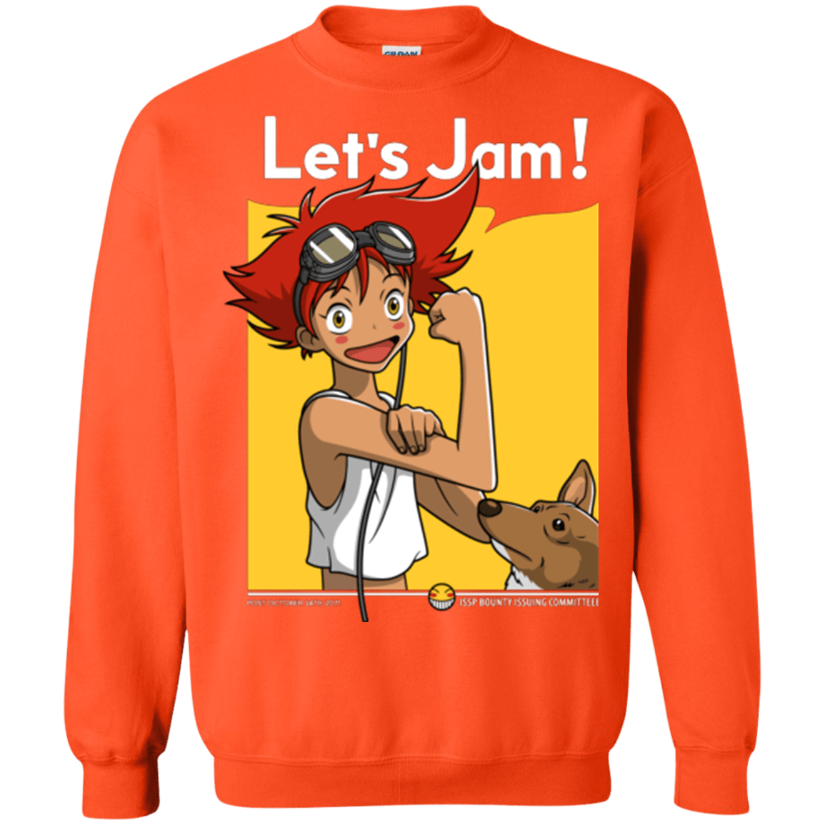 Sweatshirts Orange / Small JAMMING WITH EDWARD Crewneck Sweatshirt