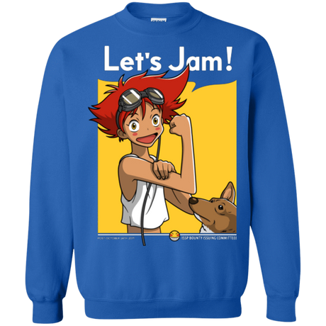Sweatshirts Royal / Small JAMMING WITH EDWARD Crewneck Sweatshirt