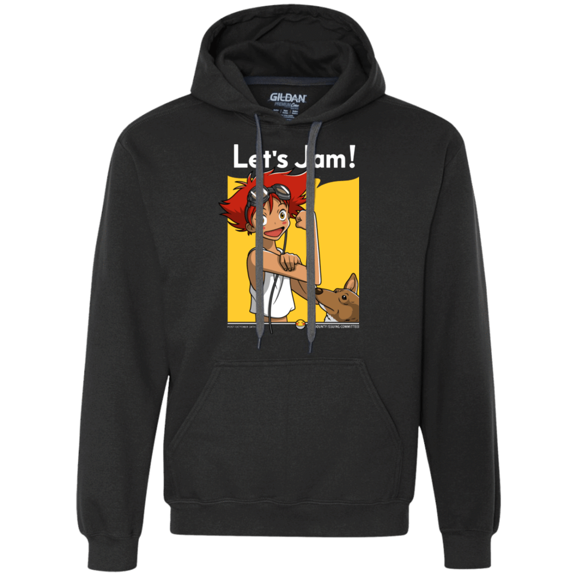 Sweatshirts Black / Small JAMMING WITH EDWARD Premium Fleece Hoodie