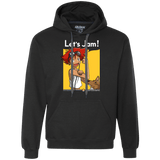 Sweatshirts Black / Small JAMMING WITH EDWARD Premium Fleece Hoodie