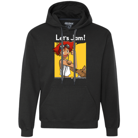 Sweatshirts Black / Small JAMMING WITH EDWARD Premium Fleece Hoodie