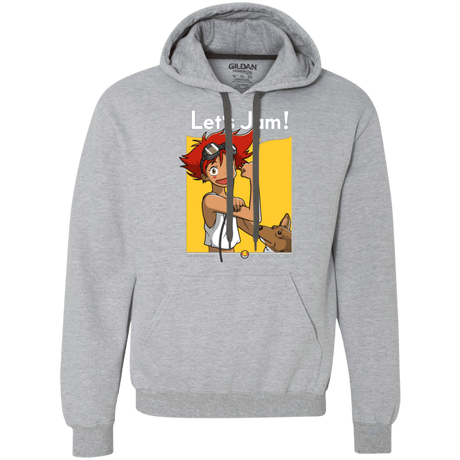 Sweatshirts Sport Grey / Small JAMMING WITH EDWARD Premium Fleece Hoodie