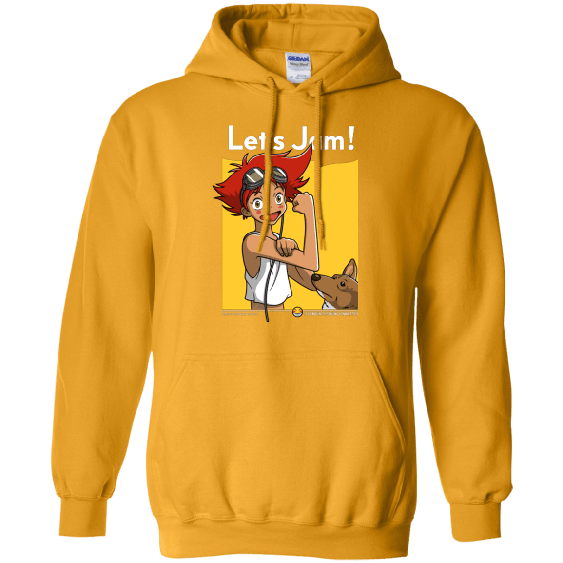 Sweatshirts Gold / Small JAMMING WITH EDWARD Pullover Hoodie