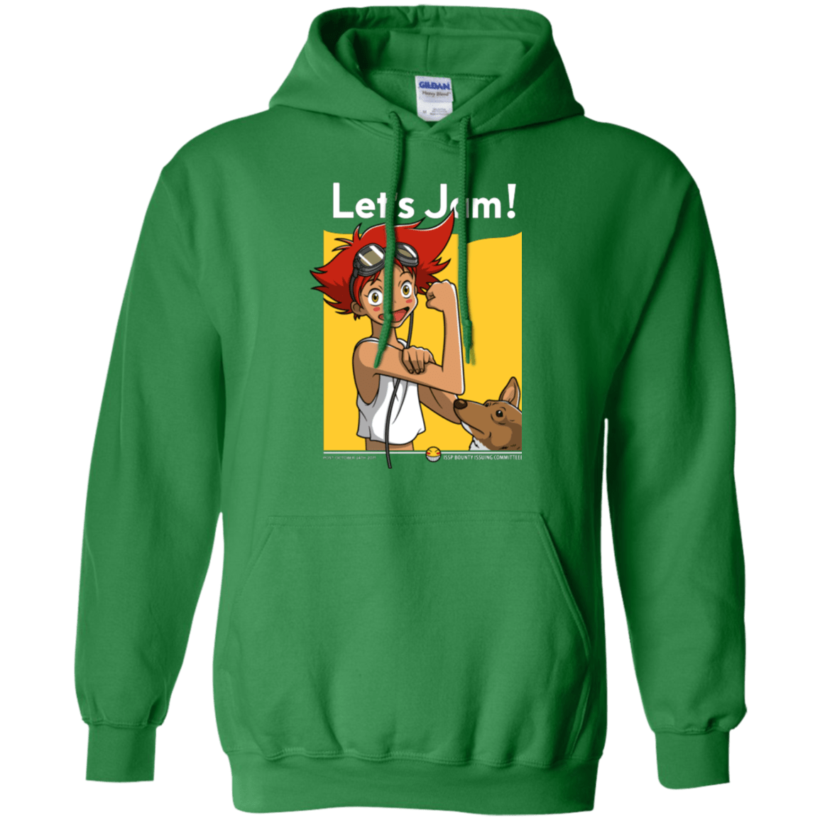 Sweatshirts Irish Green / Small JAMMING WITH EDWARD Pullover Hoodie