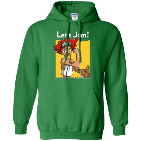 Sweatshirts Irish Green / Small JAMMING WITH EDWARD Pullover Hoodie