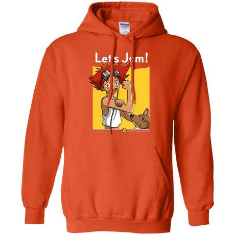 Sweatshirts Orange / Small JAMMING WITH EDWARD Pullover Hoodie