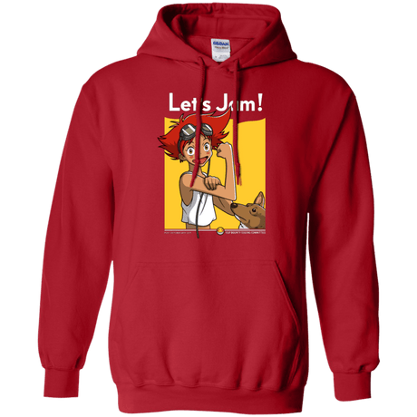 Sweatshirts Red / Small JAMMING WITH EDWARD Pullover Hoodie