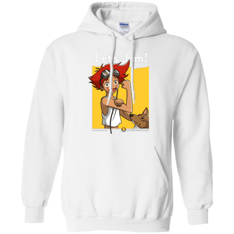 Sweatshirts White / Small JAMMING WITH EDWARD Pullover Hoodie