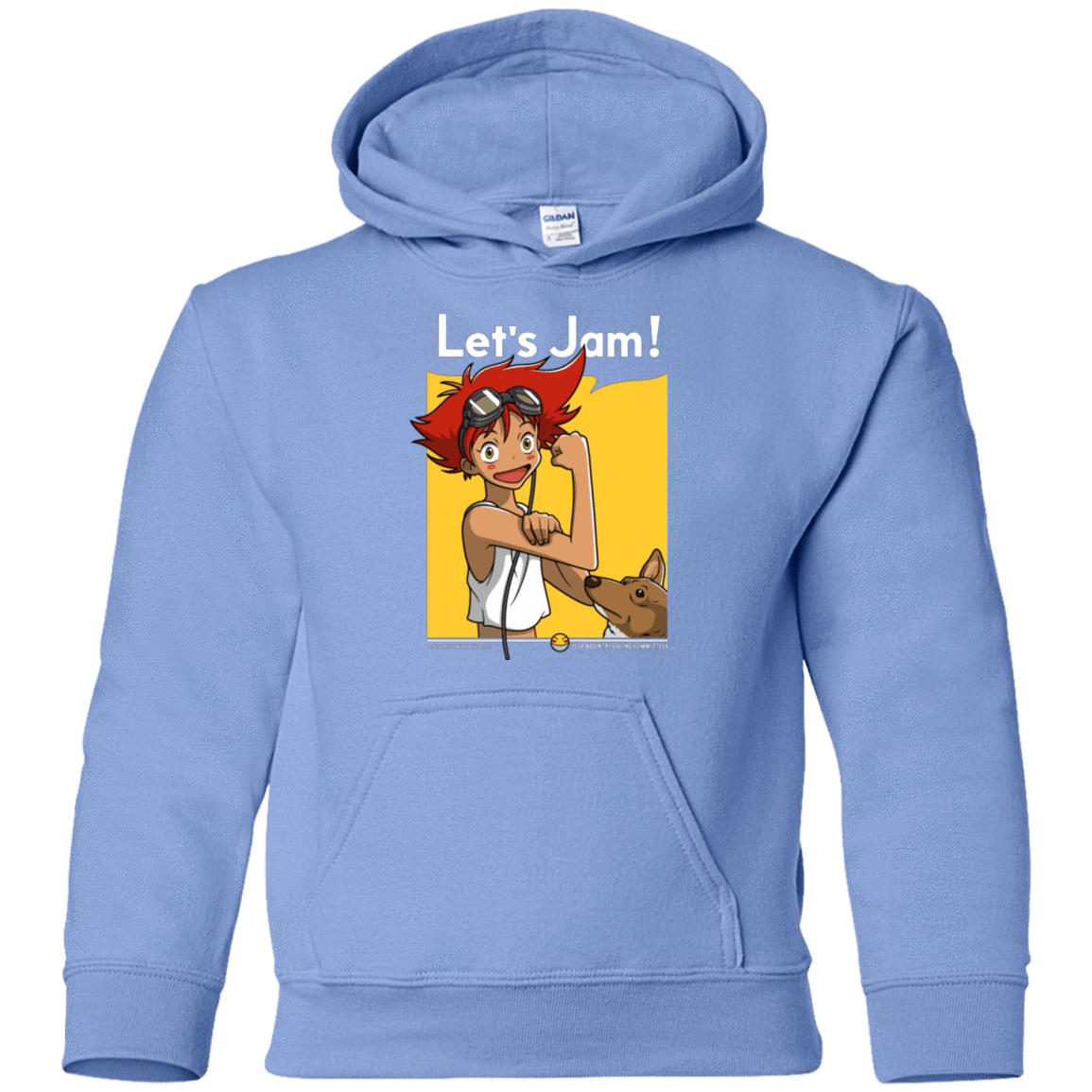 Sweatshirts Carolina Blue / YS JAMMING WITH EDWARD Youth Hoodie
