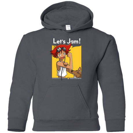 Sweatshirts Charcoal / YS JAMMING WITH EDWARD Youth Hoodie