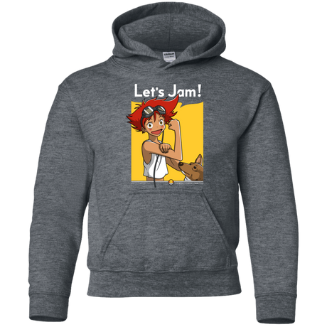 Sweatshirts Dark Heather / YS JAMMING WITH EDWARD Youth Hoodie