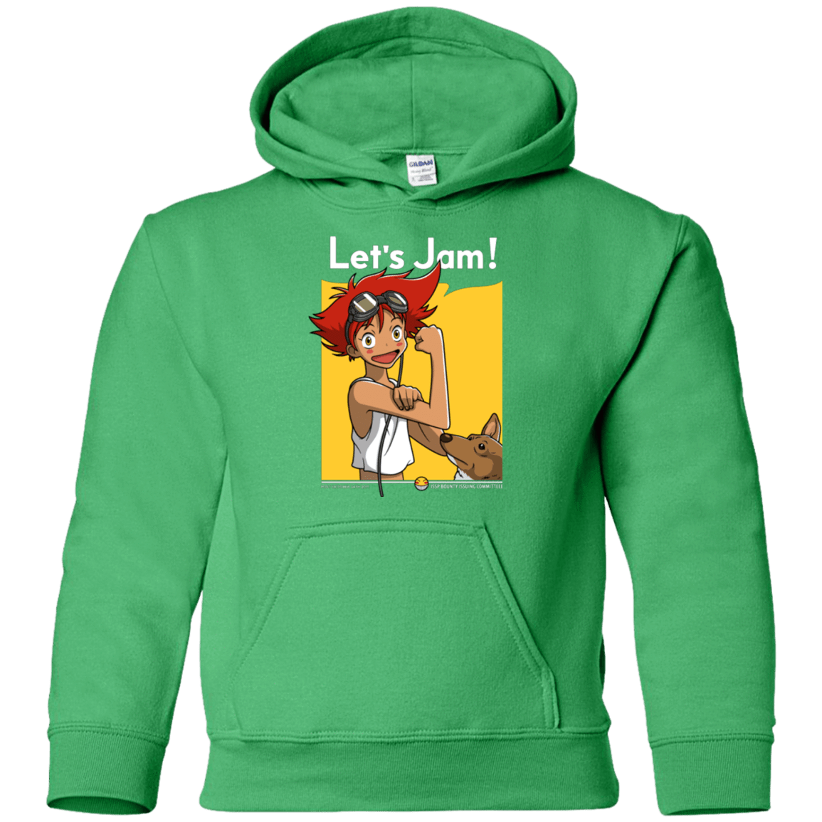 Sweatshirts Irish Green / YS JAMMING WITH EDWARD Youth Hoodie