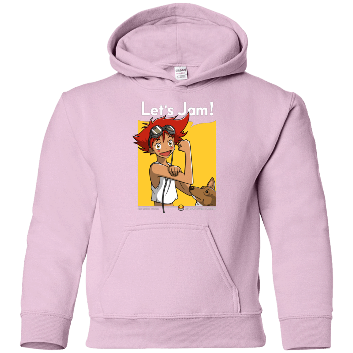 Sweatshirts Light Pink / YS JAMMING WITH EDWARD Youth Hoodie