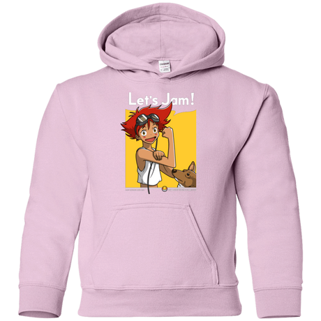 Sweatshirts Light Pink / YS JAMMING WITH EDWARD Youth Hoodie