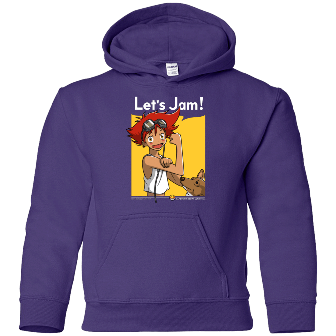 Sweatshirts Purple / YS JAMMING WITH EDWARD Youth Hoodie