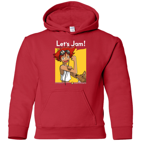 Sweatshirts Red / YS JAMMING WITH EDWARD Youth Hoodie