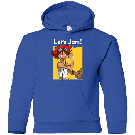 Sweatshirts Royal / YS JAMMING WITH EDWARD Youth Hoodie