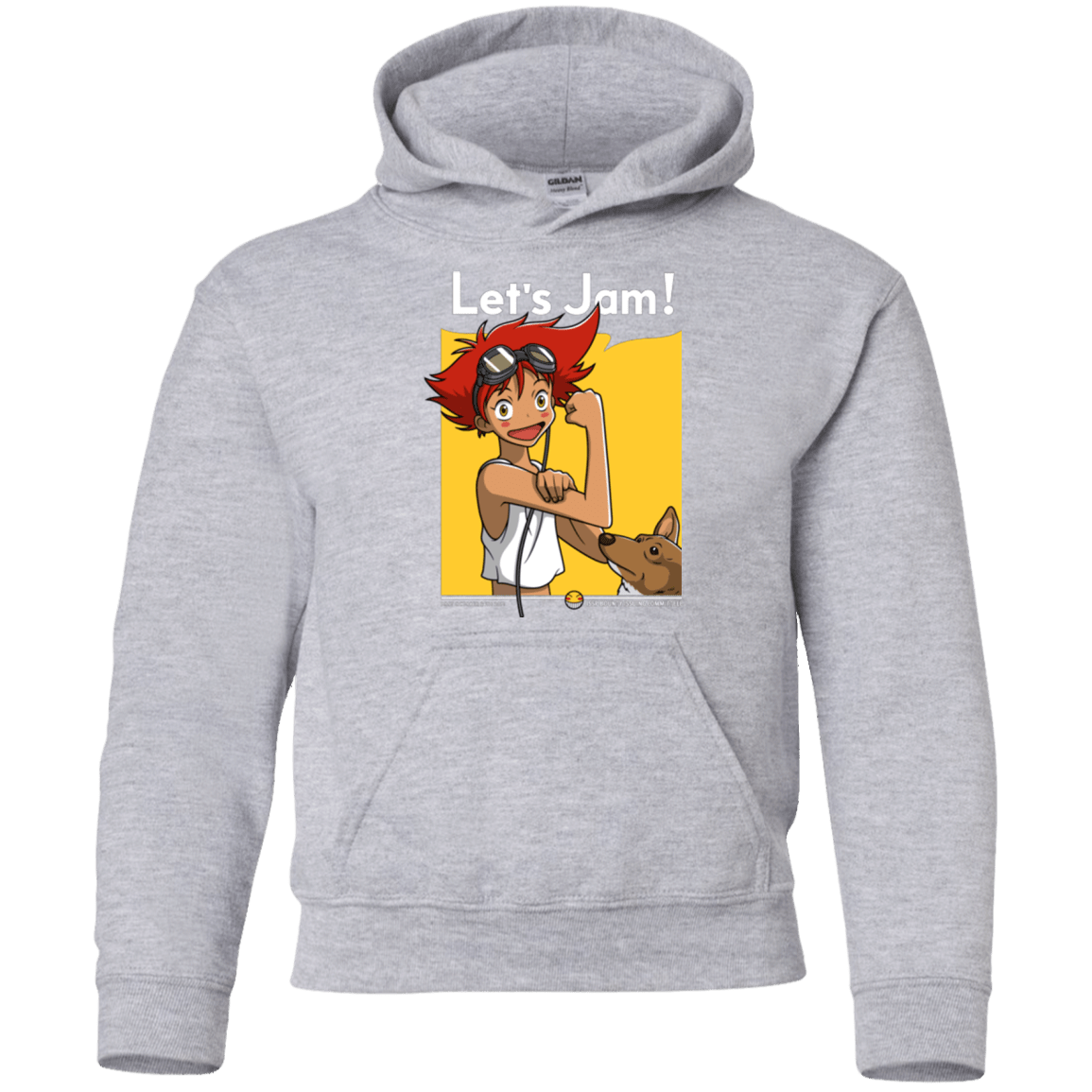 Sweatshirts Sport Grey / YS JAMMING WITH EDWARD Youth Hoodie