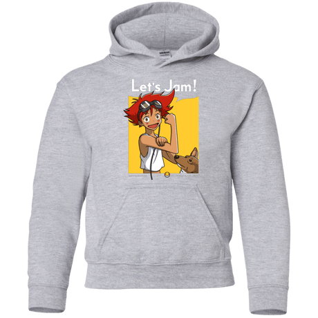 Sweatshirts Sport Grey / YS JAMMING WITH EDWARD Youth Hoodie