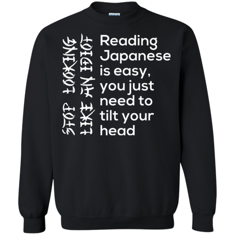 Sweatshirts Black / Small Japanese Crewneck Sweatshirt